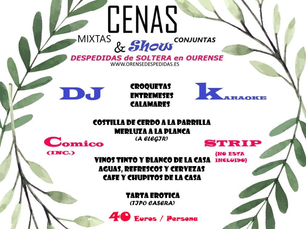 cenas mixtas en Ourense